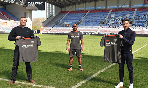 War Paint For Men partners with Wigan Warriors Rugby League Club 